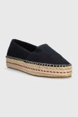 Еспадрилі Tommy Hilfiger TH EMBROIDERED FLATFORM колір синій на платформі FW0FW07014