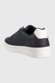 Шкіряні кросівки Tommy Hilfiger COURT SNEAKER WITH WEBBING колір синій FW0FW07106