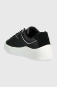Шкіряні кросівки Tommy Hilfiger FEMININE COURT SNEAKER колір чорний FW0FW07122