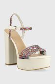 Сандалі Guess GABELLE2 колір бежевий FL6G2L ELE03