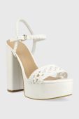 Сандалі Guess GABELLE колір білий FL6GLL ELE03