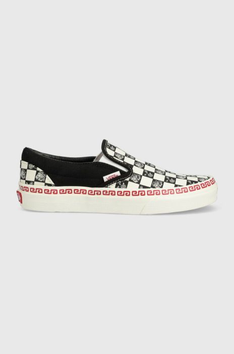 Кеди Vans Year of The Rabbit Classic Slip-On жіночі колір чорний VN0A5JLXBMA1