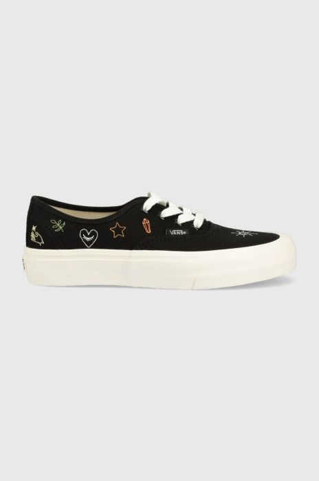 Кеди Vans Authentic VR3 жіночі колір чорний VN0005UDBM81 VN0005UDBM81-BLACK