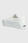Кеди Vans Classic Slip-On Stackform жіночі колір білий VN0A7Q5RW001 VN0A7Q5RW001-WHITE