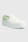 Кеди Vans Classic Slip-On Stackform жіночі колір білий VN0A7Q5RBGN1