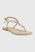 Шкіряні сандалі Mexx Jolene жіночі колір золотий MXCY012801W