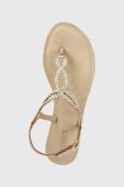Шкіряні сандалі Mexx Jolene жіночі колір золотий MXCY012801W