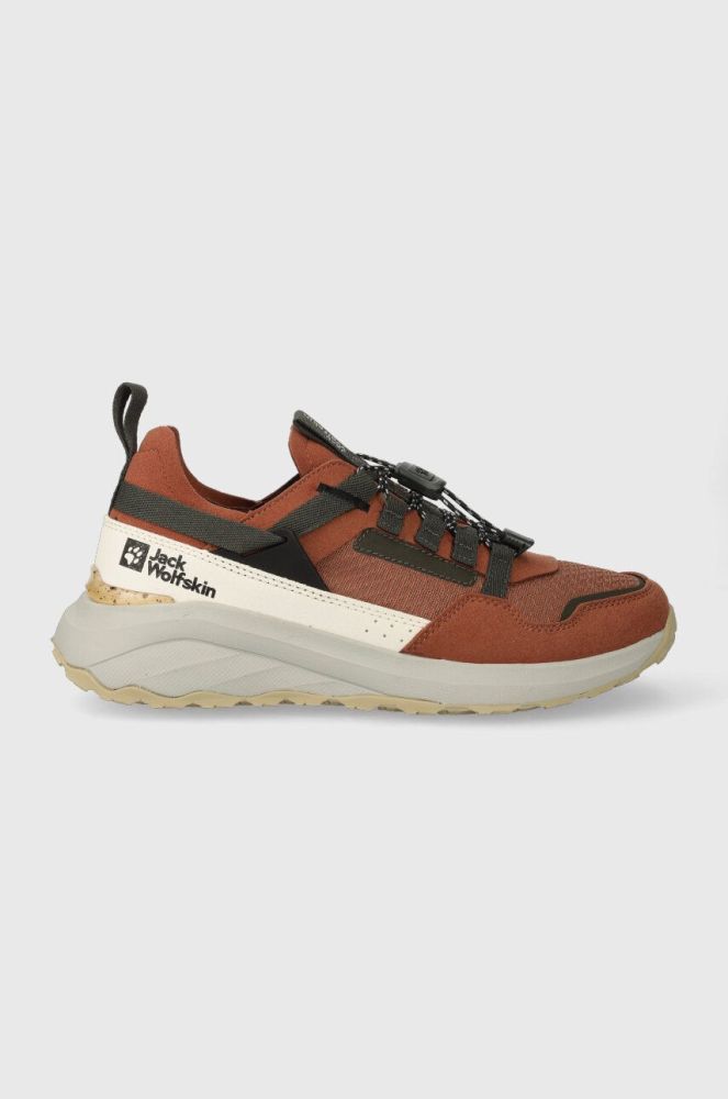 Черевики Jack Wolfskin Dromoventure Athletic Low жіночі колір коричневий