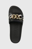 Шльопанці Buffalo Eve Chain жіночі колір чорний на платформі 1601254