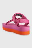 Сандалі Teva Flatform Universal жіночі колір рожевий на платформі 1008844
