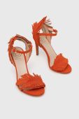 Сандалі Baldowski колір помаранчевий D02417-VALD-001 Zamsz Pomara?cz
