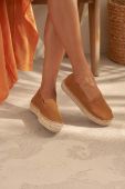 Замшеві еспадрилі Manebi Double Sole Espadrilles колір коричневий на платформі R 3.9 D0
