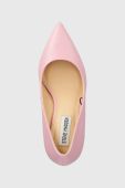 Шкіряні туфлі Steve Madden Ladybug колір рожевий SM19000022