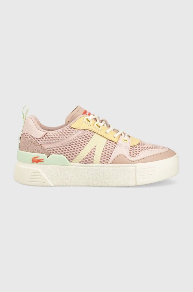 Кросівки Lacoste L002 Leather Tonal Trainers колір рожевий 45CFA0033