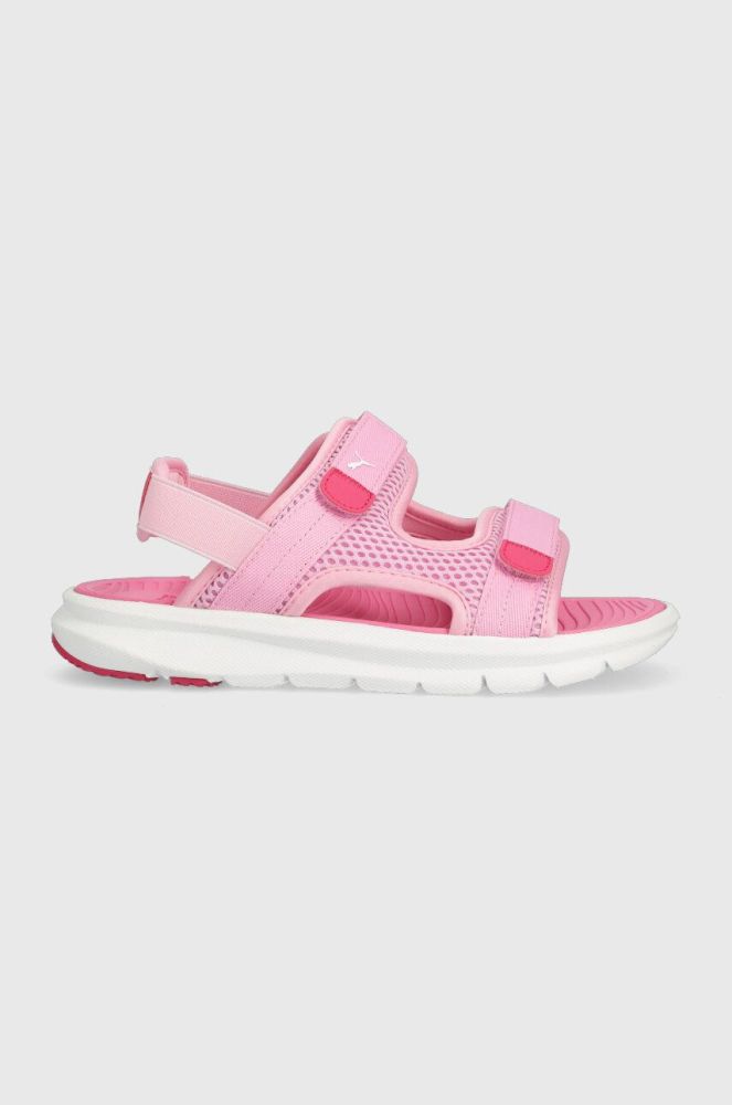 Дитячі сандалі Puma Puma Evolve Sandal Jr колір рожевий