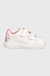 Дитячі кросівки United Colors of Benetton колір рожевий (3163109)