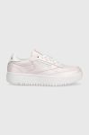 Дитячі кросівки Reebok Classic CLUB C DOUBLE колір рожевий