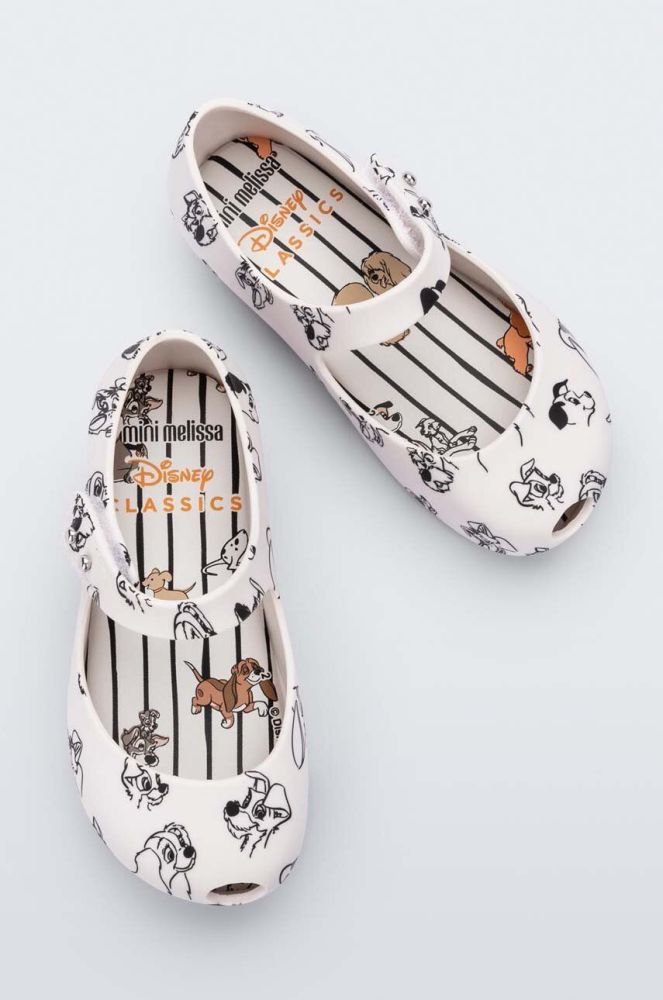 Дитячі балетки Melissa x Disney колір білий