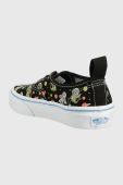 Дитячі кеди Vans UY Authentic Elastic GLOW BLKBU колір чорний