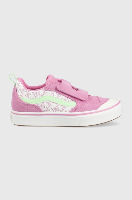 Дитячі кеди Vans UY ComfyCush New Skool V SUNN CYCLM колір фіолетовий