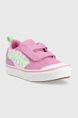 Дитячі кеди Vans UY ComfyCush New Skool V SUNN CYCLM колір фіолетовий