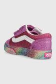 Дитячі кеди Vans TD Old Skool V GLIT MULTI колір фіолетовий