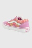 Дитячі кеди Vans UY Old Skool ROSE MPINK Колір фіолетовий колір фіолетовий