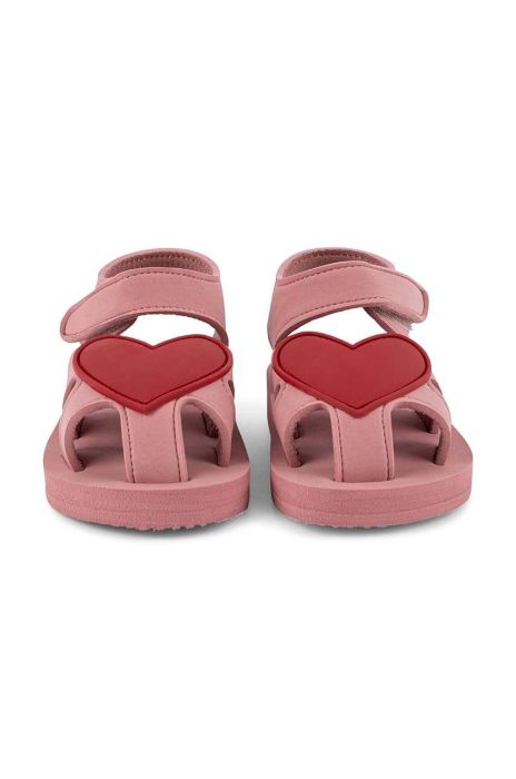 Дитячі сандалі Konges Sl?jd колір помаранчевий