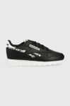 Дитячі кросівки Reebok Classic CL LTHR колір чорний (3017337)