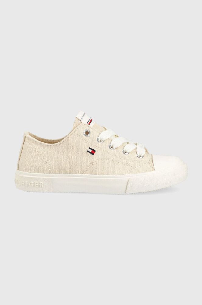 Дитячі кеди Tommy Hilfiger колір бежевий (2965715)