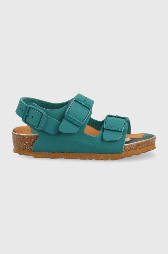 Дитячі сандалі Birkenstock колір бірюзовий