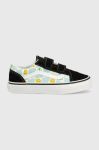 Дитячі кеди Vans UY Old Skool V MELT BLACK колір барвистий