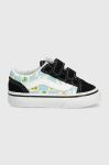 Дитячі кеди Vans TD Old Skool V MELT BLKML колір барвистий