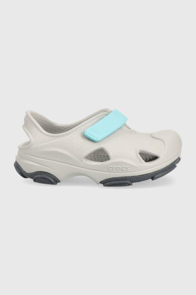 Дитячі сандалі Crocs ALL TERRAIN FISHERMAN SANDAL колір сірий