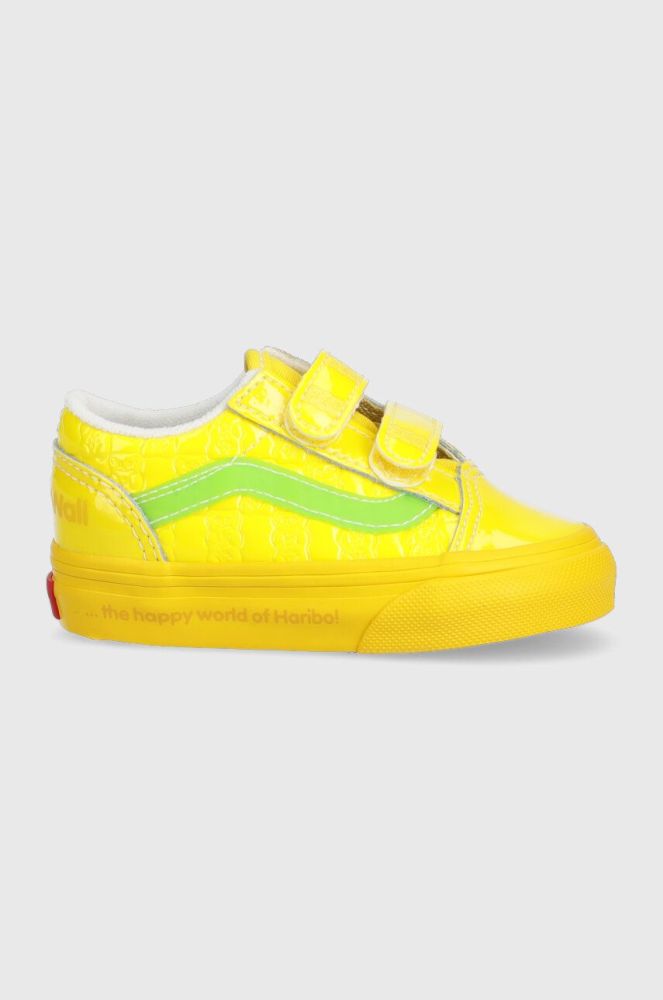 Дитячі кеди Vans TD Old Skool V HARB CHBD колір жовтий