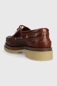 Шкіряні мокасини Gant Zeamee чоловічі колір коричневий