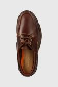 Шкіряні мокасини Gant Zeamee чоловічі колір коричневий