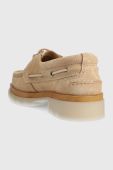 Замшеві мокасини Gant Zeamee чоловічі колір бежевий