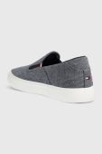 Кеди Tommy Hilfiger TH HI VULC CORE LOW SLIP ON чоловічі колір синій