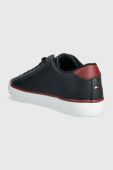 Шкіряні кеди Tommy Hilfiger TH HI VULC CORE LOW LEATHER колір синій FM0FM04731