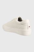 Шкіряні кросівки Tommy Hilfiger ELEVATED VULC LEATHER LOW колір білий FM0FM04418 (3100634)