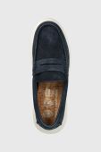 Замшеві мокасини Tommy Hilfiger TOMMY HILFIGER HYBRID LOAFER чоловічі колір синій FM0FM04440