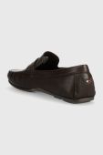 Шкіряні мокасини Tommy Hilfiger CASUAL HILFIGER LEATHER DRIVER чоловічі колір коричневий FM0FM04446