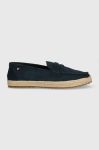 Замшеві еспадрилі Tommy Hilfiger TH ESPADRILLE CLASSIC SUEDE колір синій
