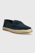 Замшеві еспадрилі Tommy Hilfiger TH ESPADRILLE CLASSIC SUEDE колір синій