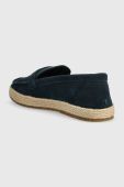 Замшеві еспадрилі Tommy Hilfiger TH ESPADRILLE CLASSIC SUEDE колір синій