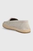 Замшеві еспадрилі Tommy Hilfiger TH ESPADRILLE CLASSIC SUEDE колір сірий