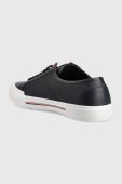 Шкіряні кеди Tommy Hilfiger CORE CORPORATE VULC LEATHER чоловічі колір синій FM0FM04561