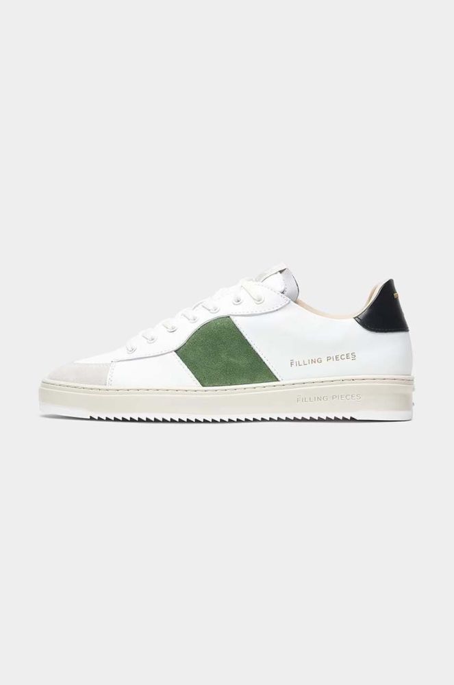 Шкіряні кросівки Filling Pieces Court Strata колір білий 89128872072