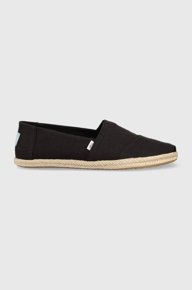 Еспадрилі Toms Alpargata Rope колір чорний 10019894